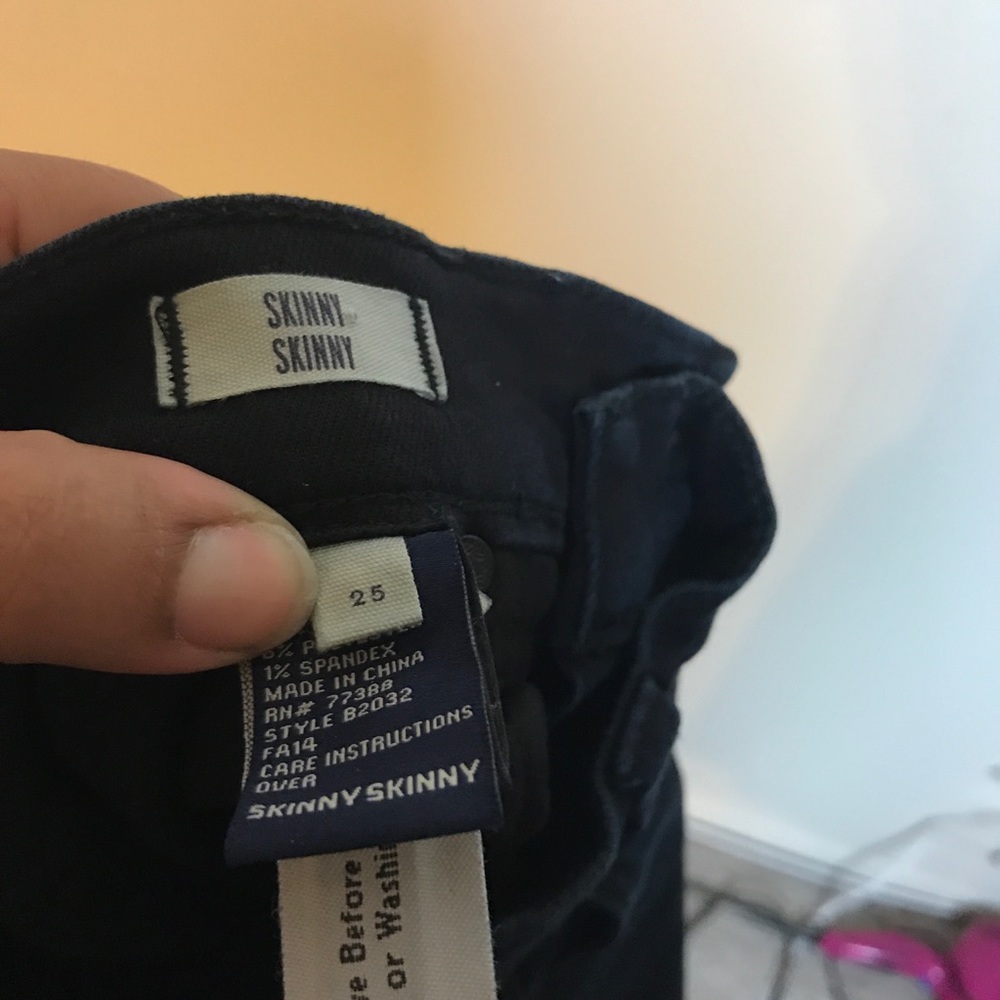 Madewell- Black Jeans Skinny Ankle size 25 - Picture 6 of 8